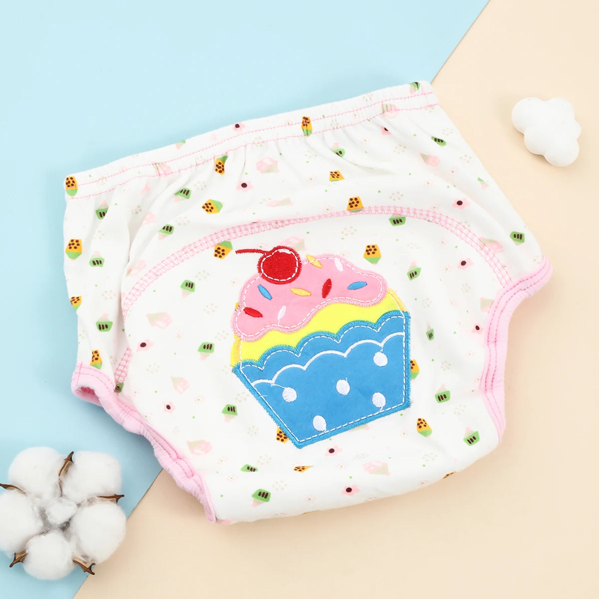 Frauda De Pano De Algodão Reutilizavél Infantil
