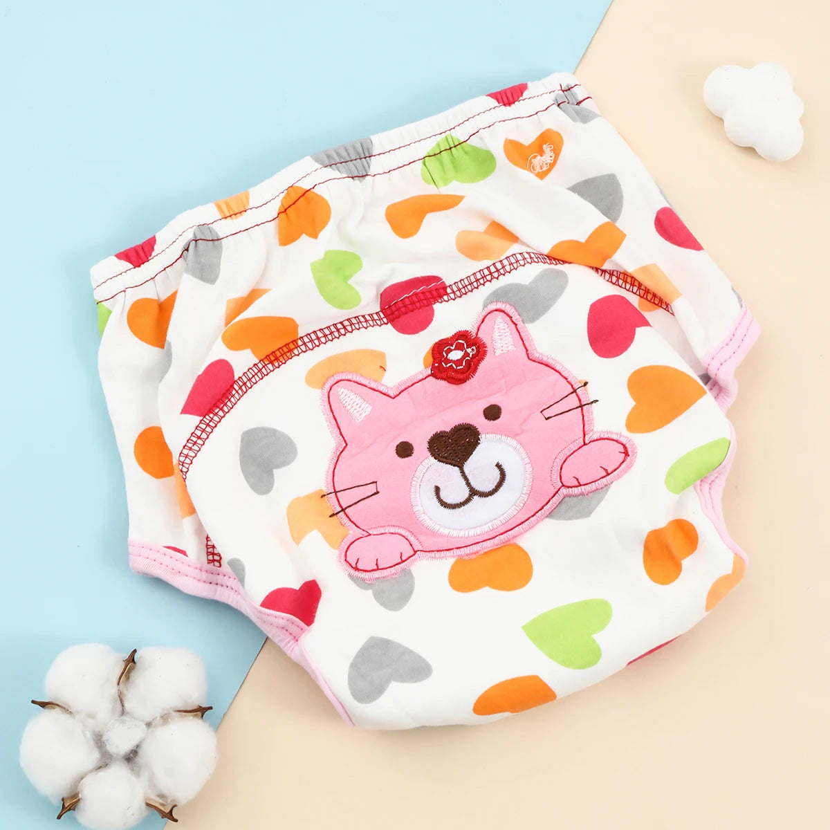 Frauda De Pano De Algodão Reutilizavél Infantil