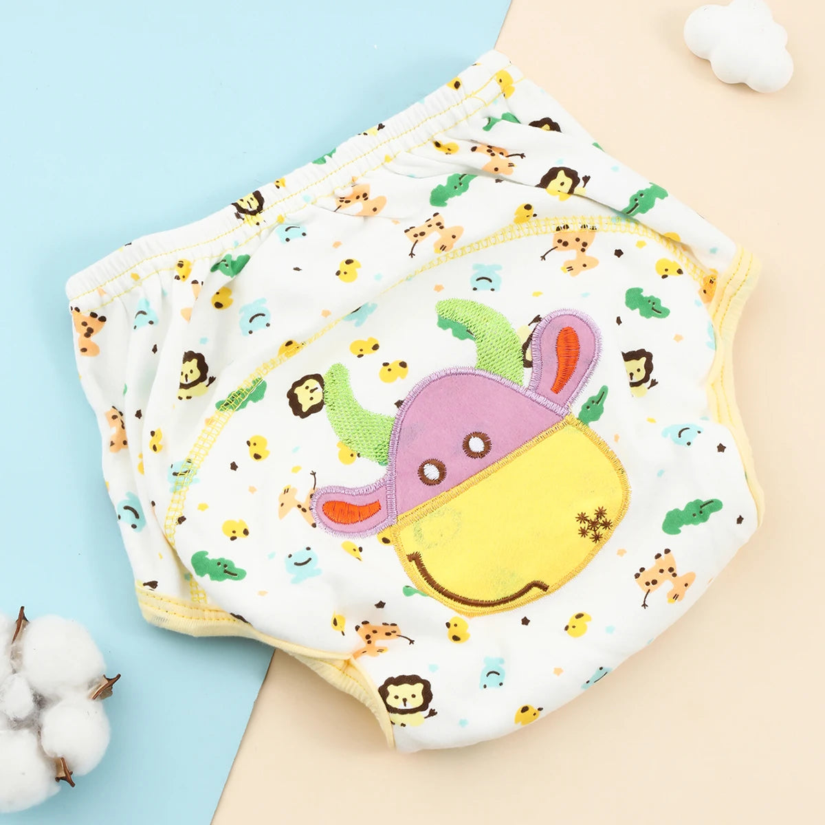 Frauda De Pano De Algodão Reutilizavél Infantil