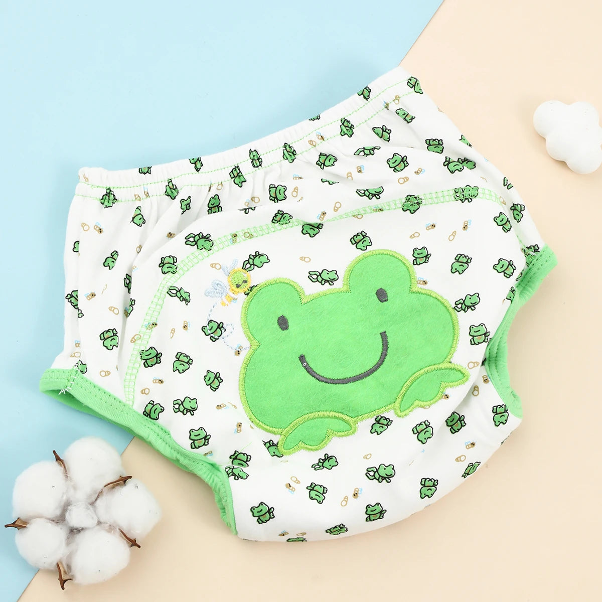 Frauda De Pano De Algodão Reutilizavél Infantil